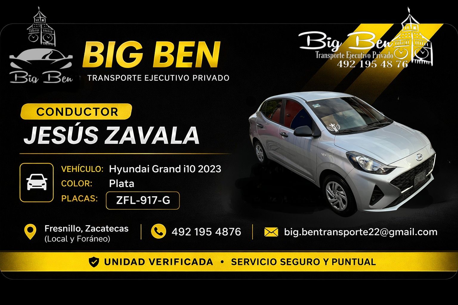 Conductor Jesús Zavala