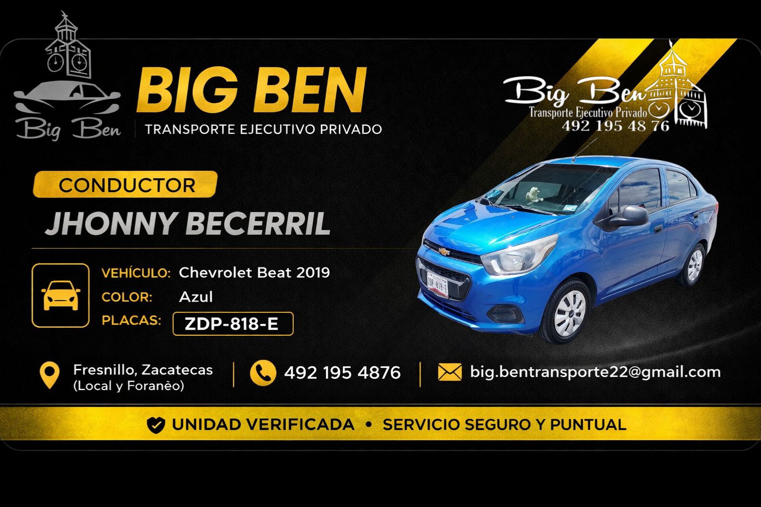 Conductor Jhonny Becerril