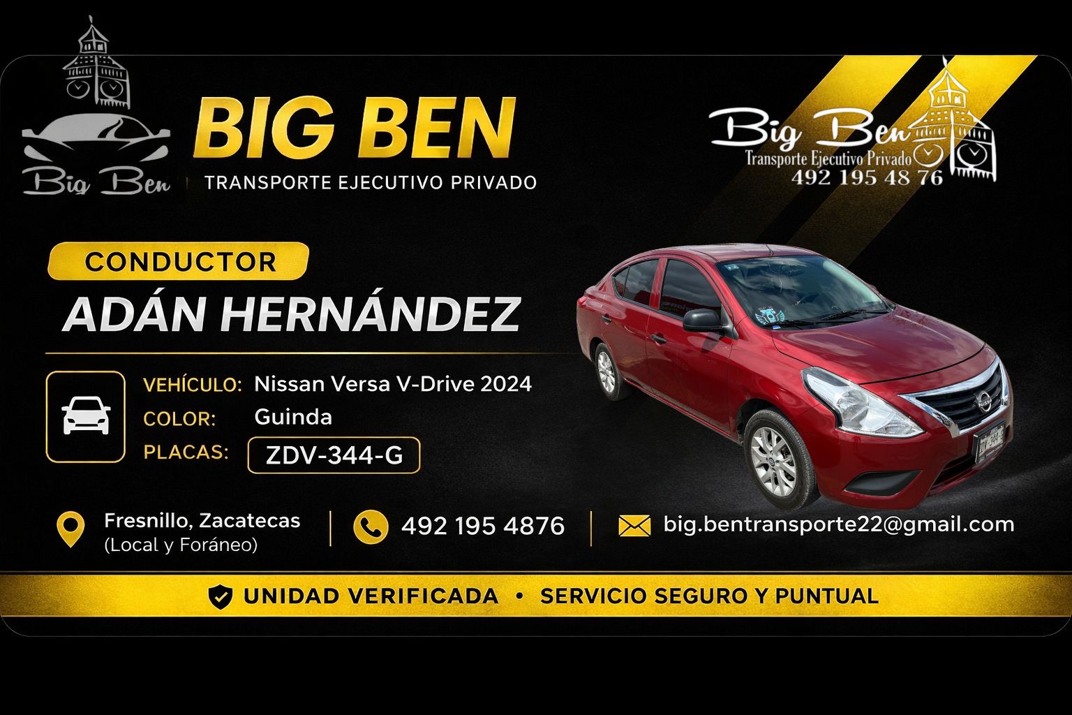 Conductor  Adán  Hernández