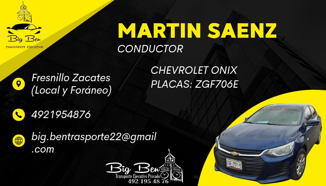 Conductor Martin Saenz